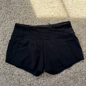 Lululemon Black Lined Shorts